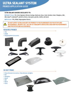 Non-Leveling Ultra Sealant