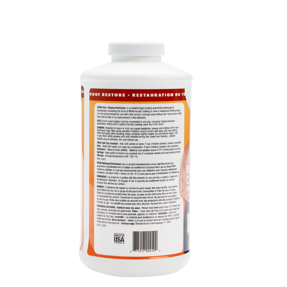 Cleaner Activator Back